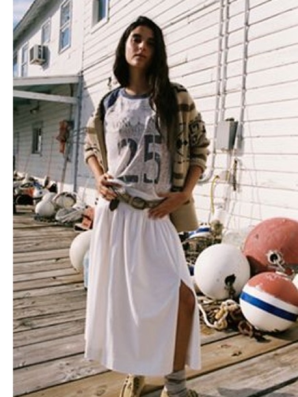 Free people midi skirt